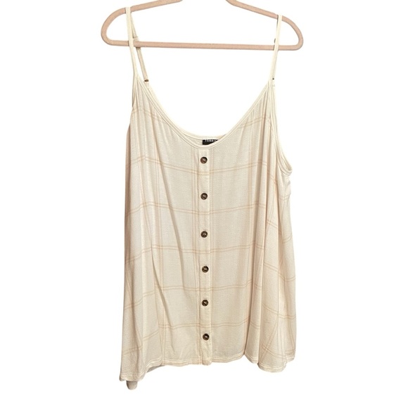 Torrid Super Soft Women’s
Button-Front Swing Cami Soft Pink/White-Size 5X - Picture 2 of 11